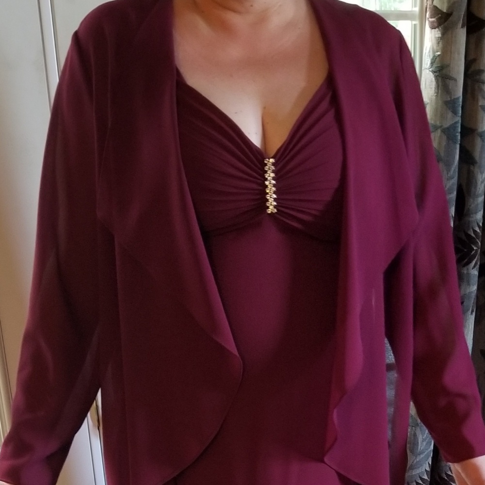 Maxi formal 2 piece dress.size 18.
